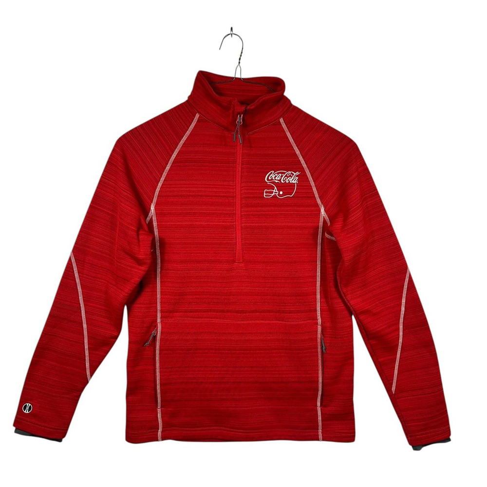 Coca Cola Pullover Holloway Jacket Ladies Women Red Football Helmet Small